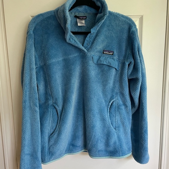 Patagonia Sky Blue Fleece Jacket - Picture 1 of 4